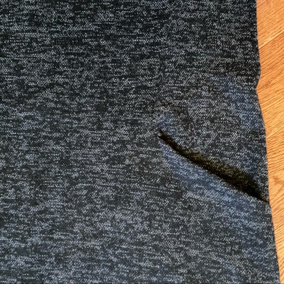 Nina Leonard heathered grey dress. Pockets - Picture 3 of 12